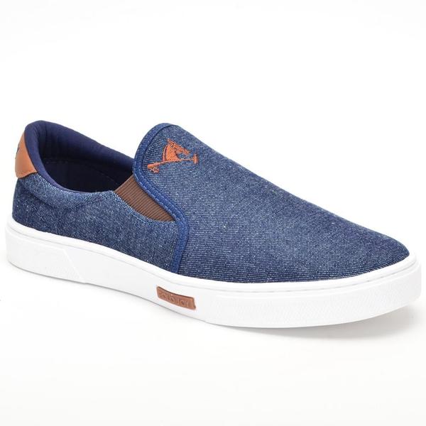 Imagem de Tênis Slip On Masculino Polo Joy Lona Confortável