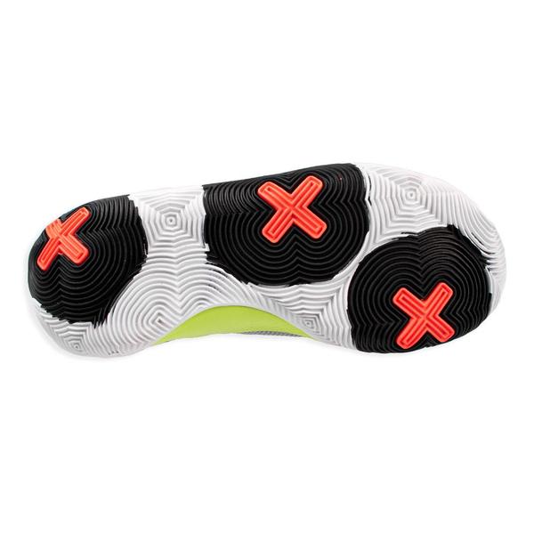 Tênis Under Armour Basquete Buzzer Cinza e Verde Imagem de Tênis Under Armour Basquete Buzzer Cinza e Verde
