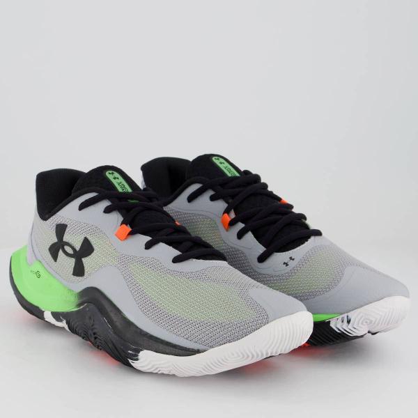 Imagem de Tênis Under Armour Buzzer 2 Cinza e Verde