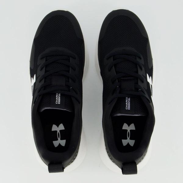 Imagem de Tênis Under Armour Charged Essential SE Preto e Branco