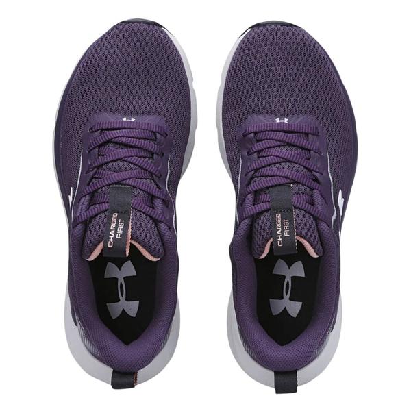 Imagem de Tênis under Armour Charged First Corrida Roxo e Branco - Feminino