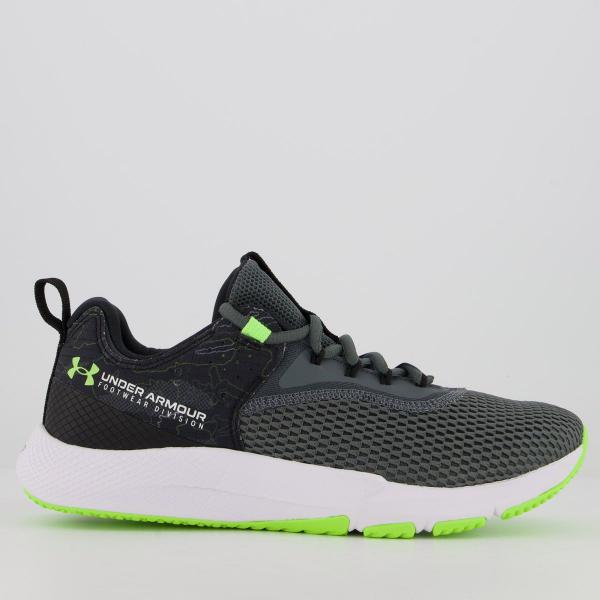 Imagem de Tênis Under Armour Charged Focus Print Cinza e Preto