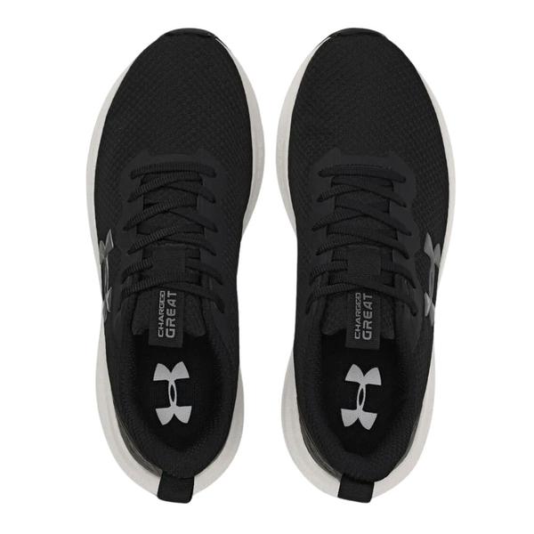 Imagem de Tenis Under Armour Charged Great Corrida Preto e Cinza - Masculino