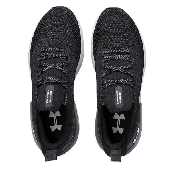 Imagem de Tênis Under Armour Charged Quicker Corrida Preto e Branco - Masculino