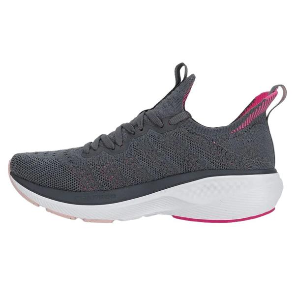 Tênis Under Armour Charged Slight 2 Corrida Grafite e Pink - Feminino Imagem de Tênis Under Armour Charged Slight 2 Corrida Grafite e Pink - Feminino