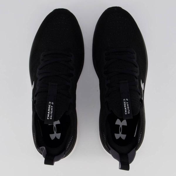 Imagem de Tênis Under Armour Charged Slight 2 Preto e Branco