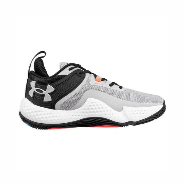 Imagem de Tênis Under Armour Dagger Masculino Cinza Basquete Treinos