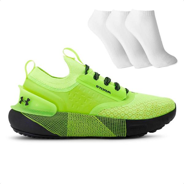 Imagem de Tênis Under Armour Hovr Phantom 3 S Unissex + 3 Pares de Meias