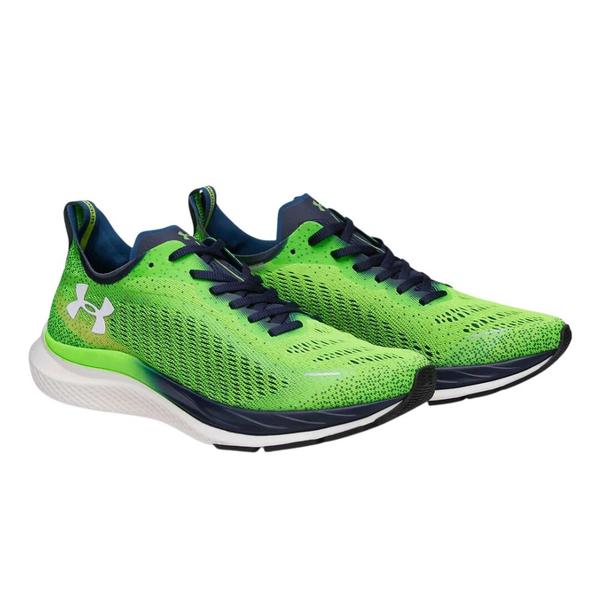 Imagem de Tênis Under Armour Pacer Corrida Verde Limão e Marinho - Masculino