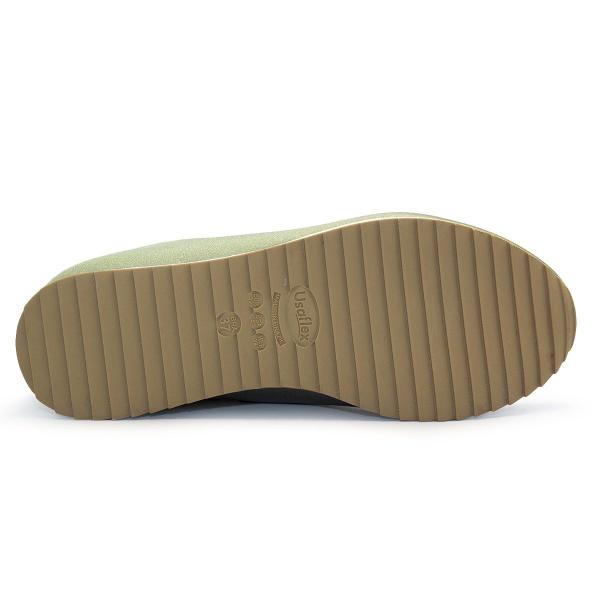 Imagem de Tênis Usaflex Feminino Slip On Elastano V9103+2P de Meias Color Sports Sapatilha 9055