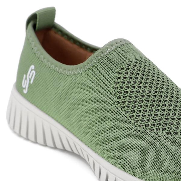 Imagem de Tênis Usaflex Feminino Slip On Tricot AE2208+2P de Meias Color Sports Sapatilha 9055.001