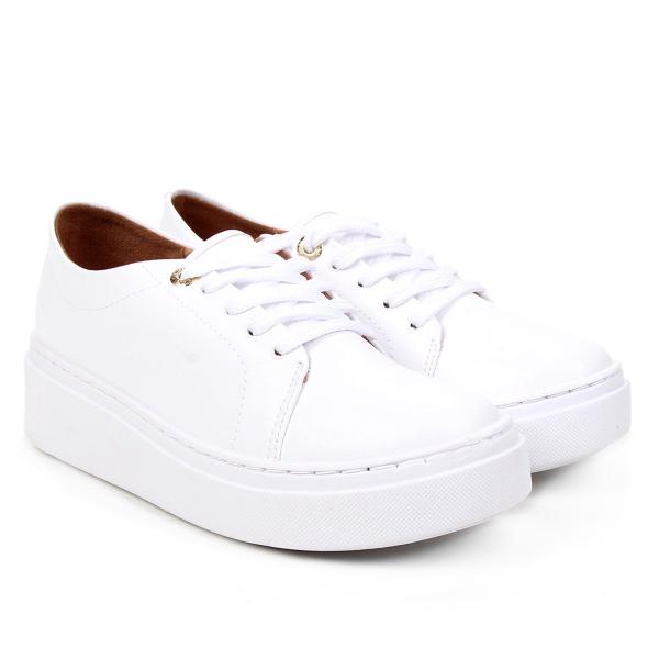 Feminino Branco Tenis Vizzano Branco Zattini Tenis Branco Flatform