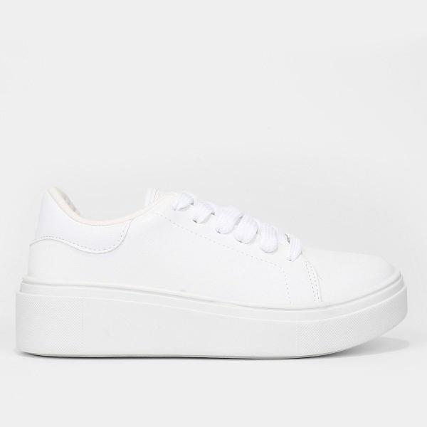 TĂȘnis Vizzano Flatform Liso Feminino TĂȘnis Vizzano Flatform Liso Feminino