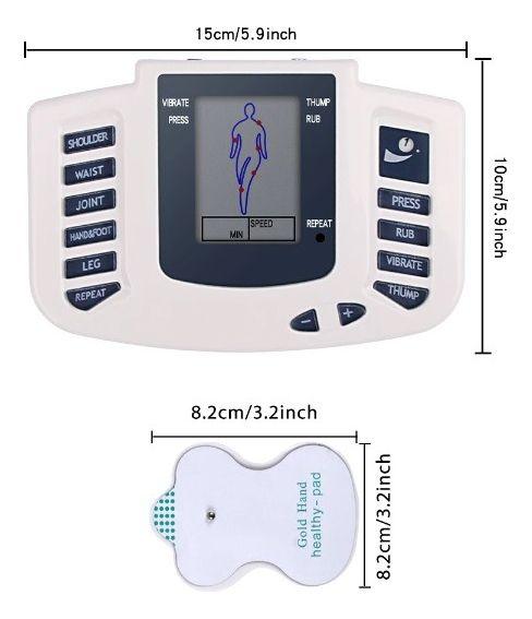 Imagem de Tensão Elétrico Estimulador Músculo Terapia Digital Dispositivo Massageador Corporal