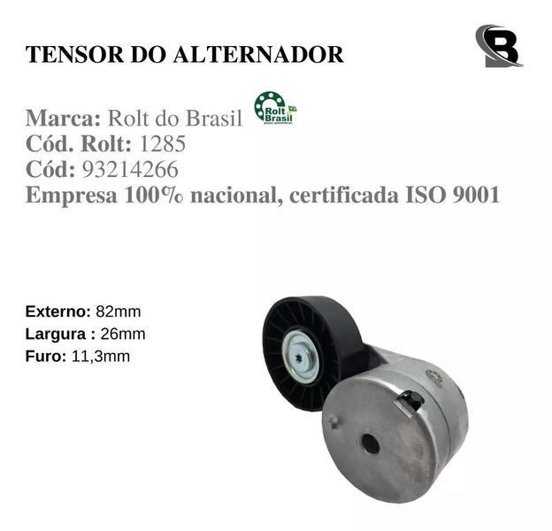 Imagem de Tensor Correia Acessórios Do Alternador Omega 4.1 12v