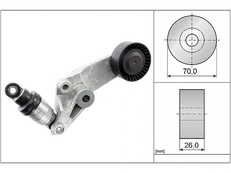 Imagem de Tensor Correia do Alternador Original INA - Toyota Corolla de 2009 a 2014 2.0 e 1.8