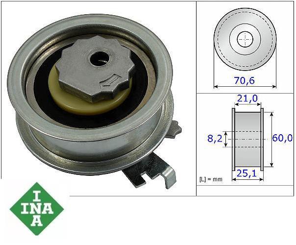 Imagem de Tensor Dentada A1 A3 Q3 Fox Gol Golf Jetta Saveiro Spacefox Up Voyage 5310882100