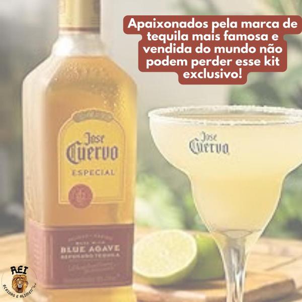 Imagem de Tequila José Cuervo Original Com Selo 750 Ml + 2 Copos Shot