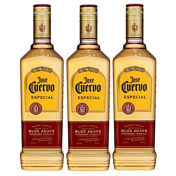 Imagem de Tequila Jose Cuervo Ouro 750ml 03 Unidades