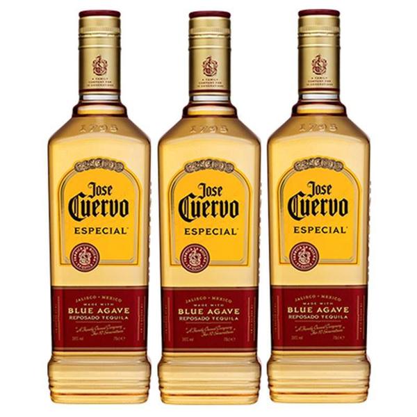 Imagem de Tequila Jose Cuervo Ouro 750ml 03 Unidades