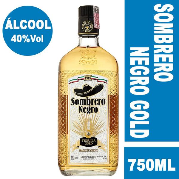 Imagem de Tequila sombrero negro ouro 750ml