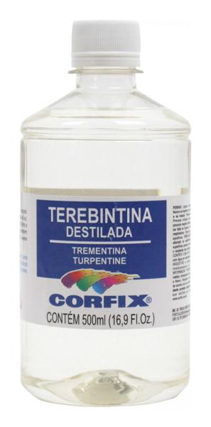 Imagem de Terebintina Destilada Para Pintura Óleo Corfix 500ml