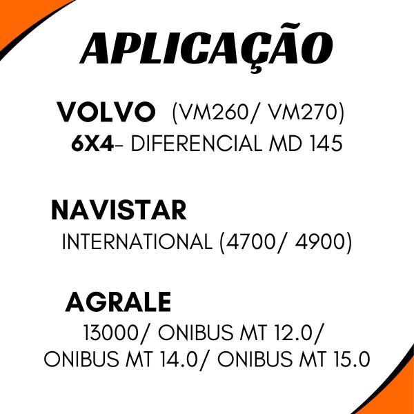 Imagem de Terminal Diferencial Aço 46 Estrias TECTOR/ VM260/ CARGO 2422