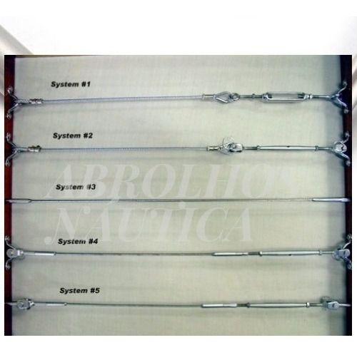 Imagem de Terminal Prensável Em Aço Inox Cabo De Aço 3mm Guarda Corpo