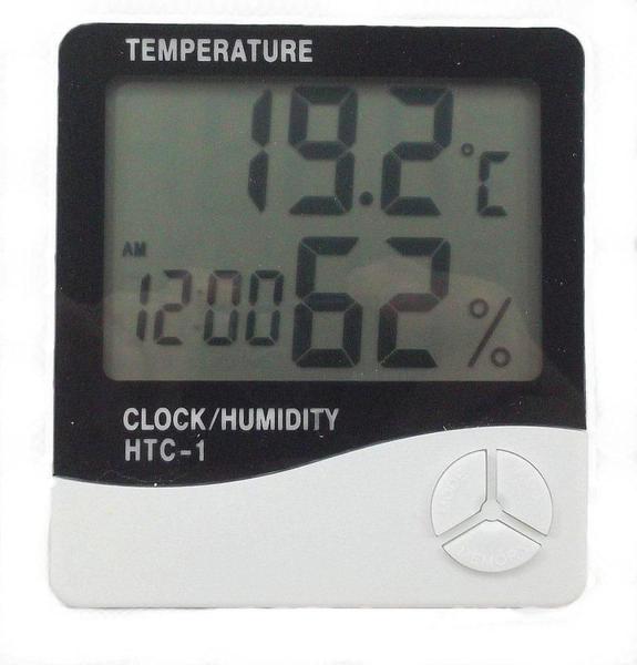 Imagem de Termo-higrômetro Digital HTC1 - Temperatura, umidade e hora