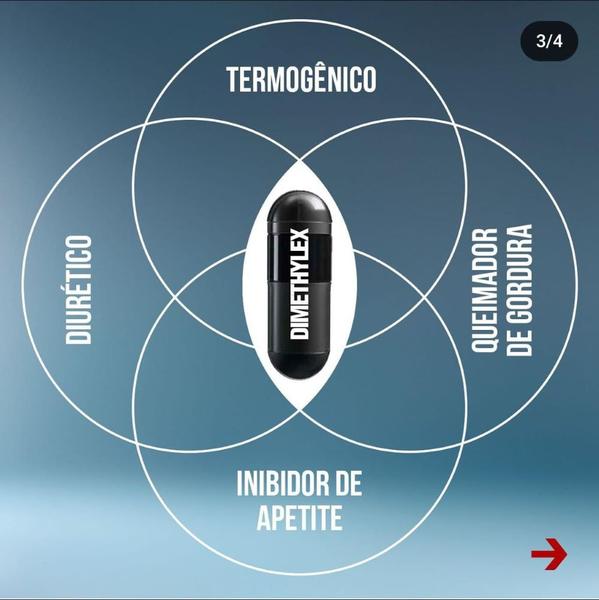 Imagem de Termogenico Dimethylex Fat Burner 60 Capsulas - Under Labz