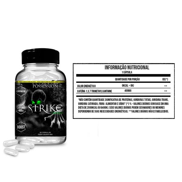 Imagem de Termogenico Strike 400mg 60 Caps Possession Nutrition