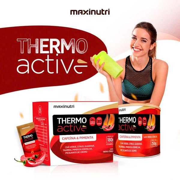 Imagem de Termogênico Thermo Active Sachê Frutas Cítricas Maxinutri