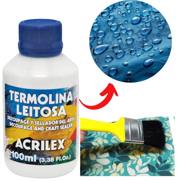 Imagem de Termolina Leitosa para Impermeabilizar Tecidos 100 Ml Acrilex
