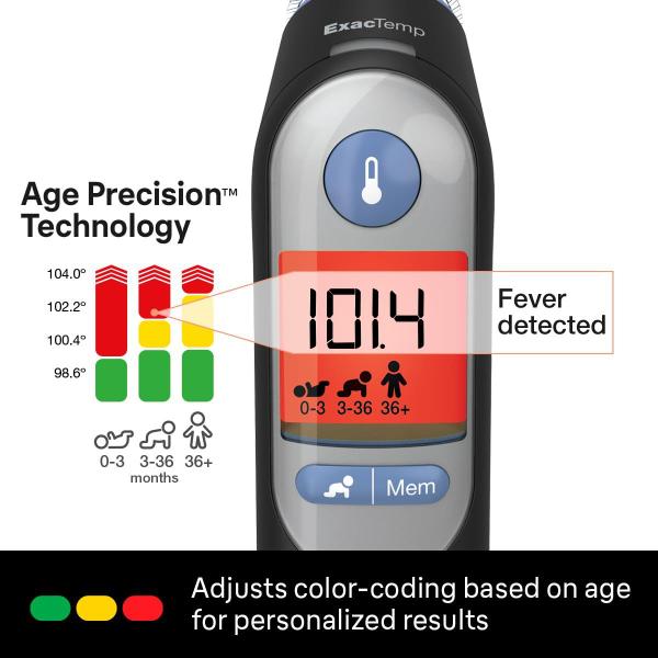 Imagem de Termômetro Braun ThermoScan 7 Digital Ear para crianças e adultos