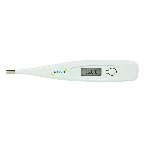 Termômetro Clínico Digital Branco G-tech Modelo Th1027 com Selo Imagem de Termômetro Clínico Digital Branco G-tech Modelo Th1027 com Selo