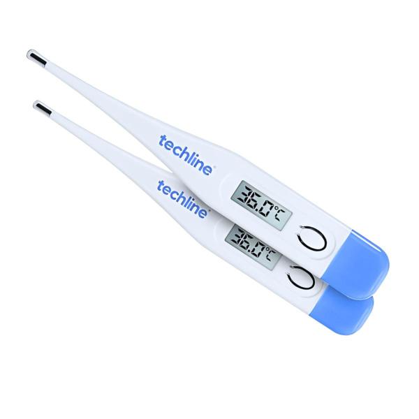 Termômetro Clínico Digital Branco TS-101 Techline Imagem de Termômetro Clínico Digital Branco TS-101 Techline