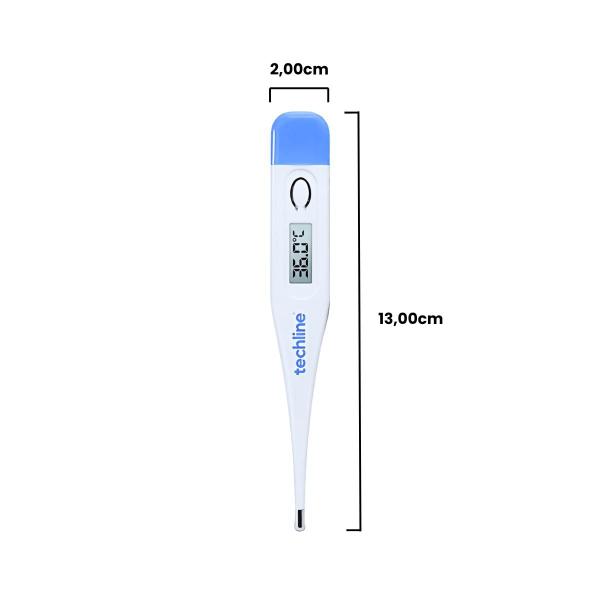 Imagem de Termômetro Clínico Digital Branco TS-101 Techline