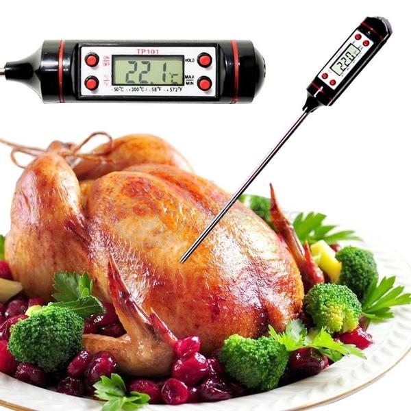 Termômetro Culinário Cozinha Digital com Espeto Alimentos e Líquidos Mede -50ºC a +300ºC Presente Dia dos Namorados - DRAIK Imagem de Termômetro Culinário Cozinha Digital com Espeto Alimentos e Líquidos Mede -50ºC a +300ºC Presente Dia dos Namorados