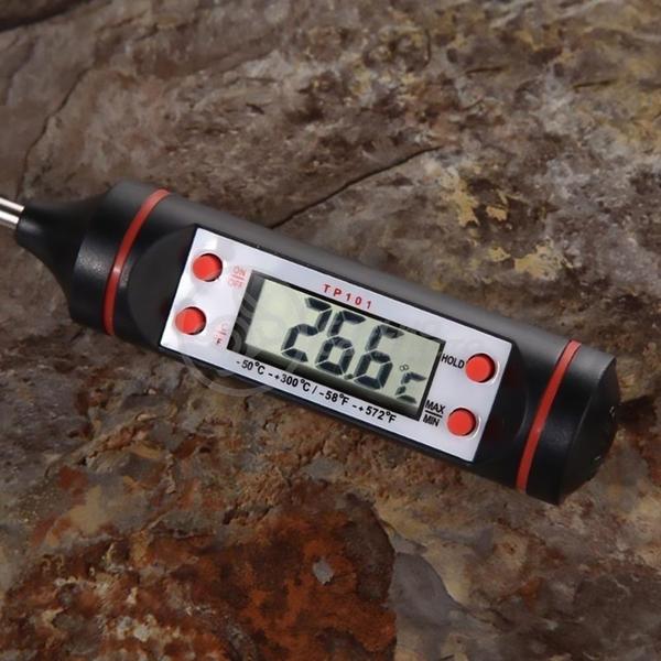 Termômetro Culinário Cozinha Digital com Espeto Alimentos e Líquidos Mede -50ºC a +300ºC Presente Dia dos Namorados - DRAIK Imagem de Termômetro Culinário Cozinha Digital com Espeto Alimentos e Líquidos Mede -50ºC a +300ºC Presente Dia dos Namorados