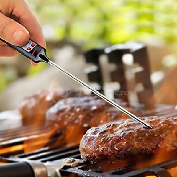 Termômetro Culinário Cozinha Digital com Espeto Alimentos e Líquidos Mede -50ºC a +300ºC Presente Dia dos Namorados - DRAIK Imagem de Termômetro Culinário Cozinha Digital com Espeto Alimentos e Líquidos Mede -50ºC a +300ºC Presente Dia dos Namorados