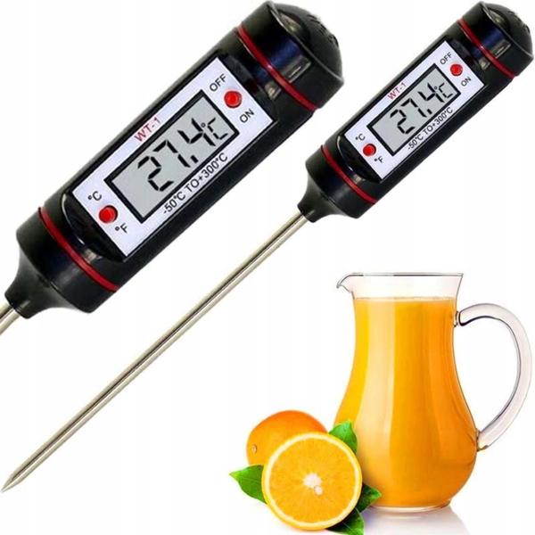 Termômetro Culinário Digital Espeto Alimento Cozinha - Home Goods Imagem de Termômetro Culinário Digital Espeto Alimento Cozinha