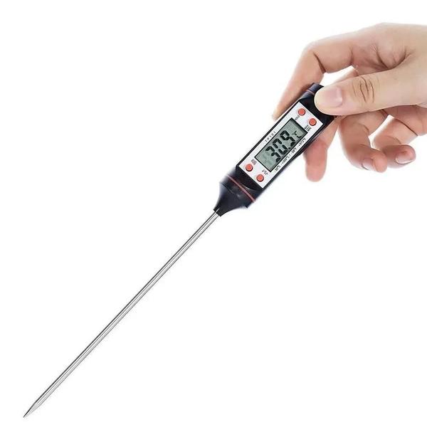 Termômetro Culinário Digital Para Alimento Cozinha Ou Espeto - Kapbom Imagem de Termômetro Culinário Digital Para Alimento Cozinha Ou Espeto