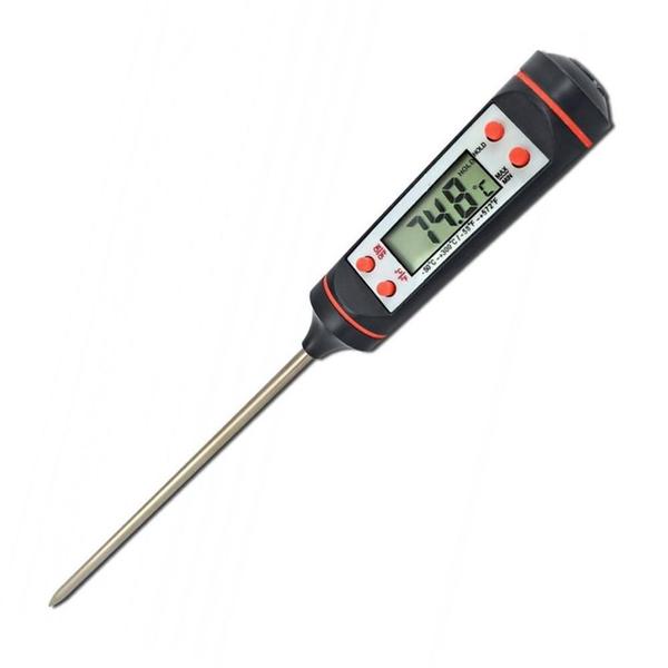 Termômetro Culinário Digital Para Alimento Cozinha Ou Espeto - Kapbom Imagem de Termômetro Culinário Digital Para Alimento Cozinha Ou Espeto