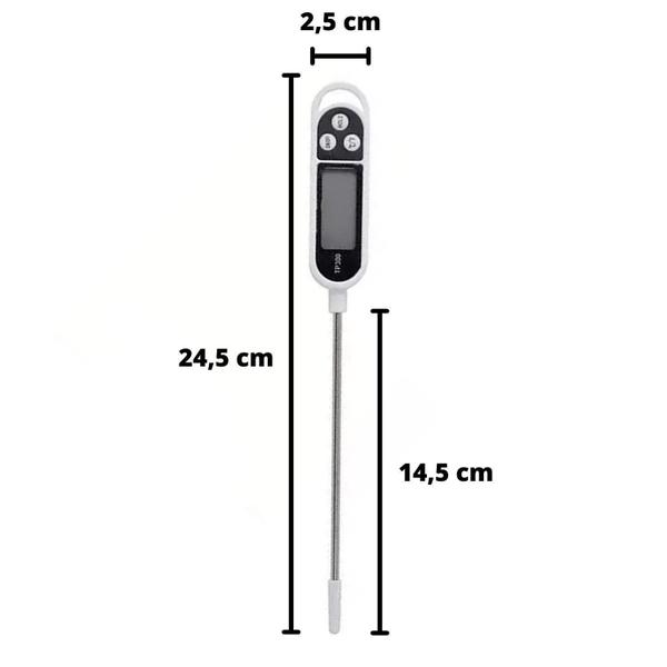 Imagem de Termômetro Culinário Digital Para Cozinha Alimentos