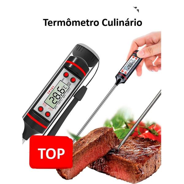 Termômetro Culinário Digital para Tempero de Sopas e Caldos - Sabor Acolhedor! - Monac Imagem de Termômetro Culinário Digital para Tempero de Sopas e Caldos - Sabor Acolhedor!