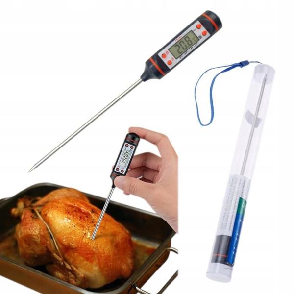 Termômetro Culinário Digital para Tempero de Sopas e Caldos - Sabor Acolhedor! - Monac Imagem de Termômetro Culinário Digital para Tempero de Sopas e Caldos - Sabor Acolhedor!