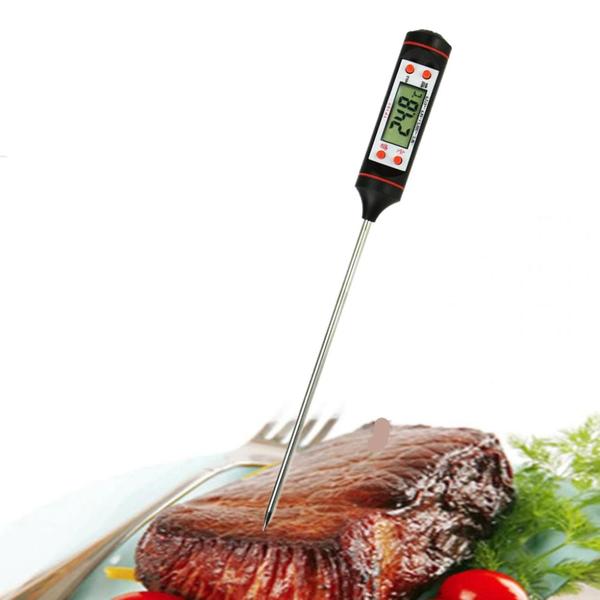 Termômetro Culinário para Carnes e Peixes na Grelha - Churrasco Saboroso! - Laves Imagem de Termômetro Culinário para Carnes e Peixes na Grelha - Churrasco Saboroso!