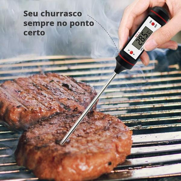 Imagem de Termômetro Culinário Plástico Inox 23x2cm (CK)