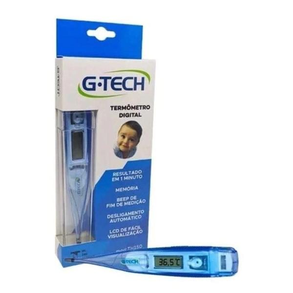 Imagem de Termômetro Digital Axilar Clínico Com Beep Cor Azul G-Tech