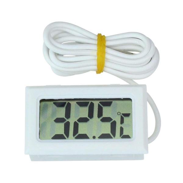 Termômetro Digital Com Sensor Externo E Painel Lcd - Temp. C Imagem de Termômetro Digital Com Sensor Externo E Painel Lcd